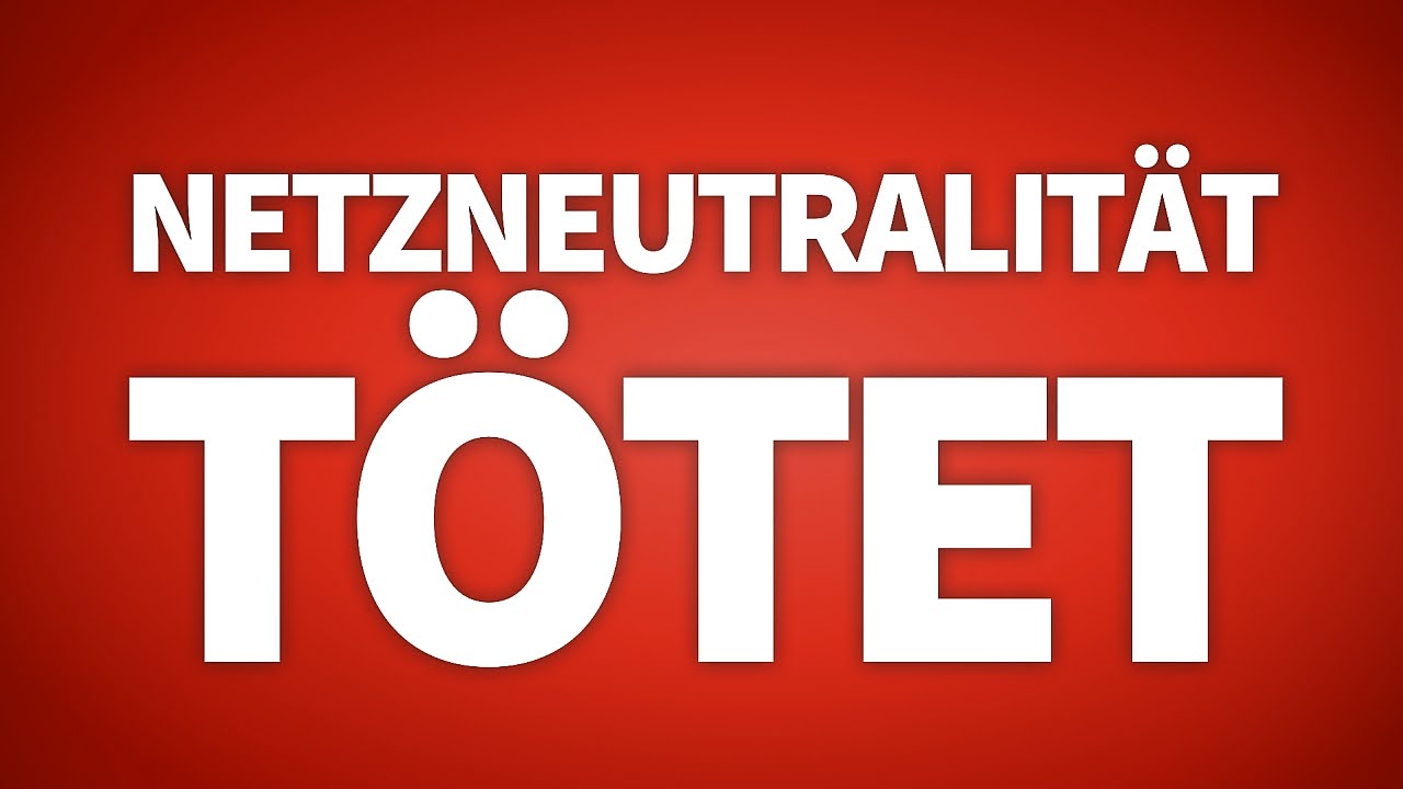 NETZNEUTRALITÄT TÖTET