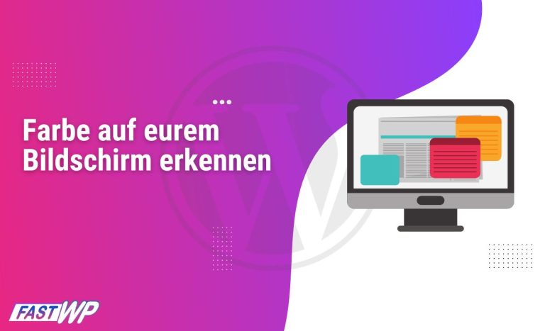 Farbe auf Bildschirm erkennen