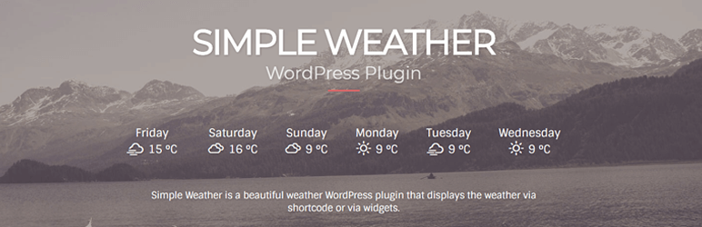 wp simple weather