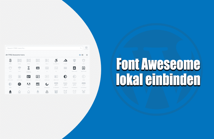 font-awesome-lokal-einbinden