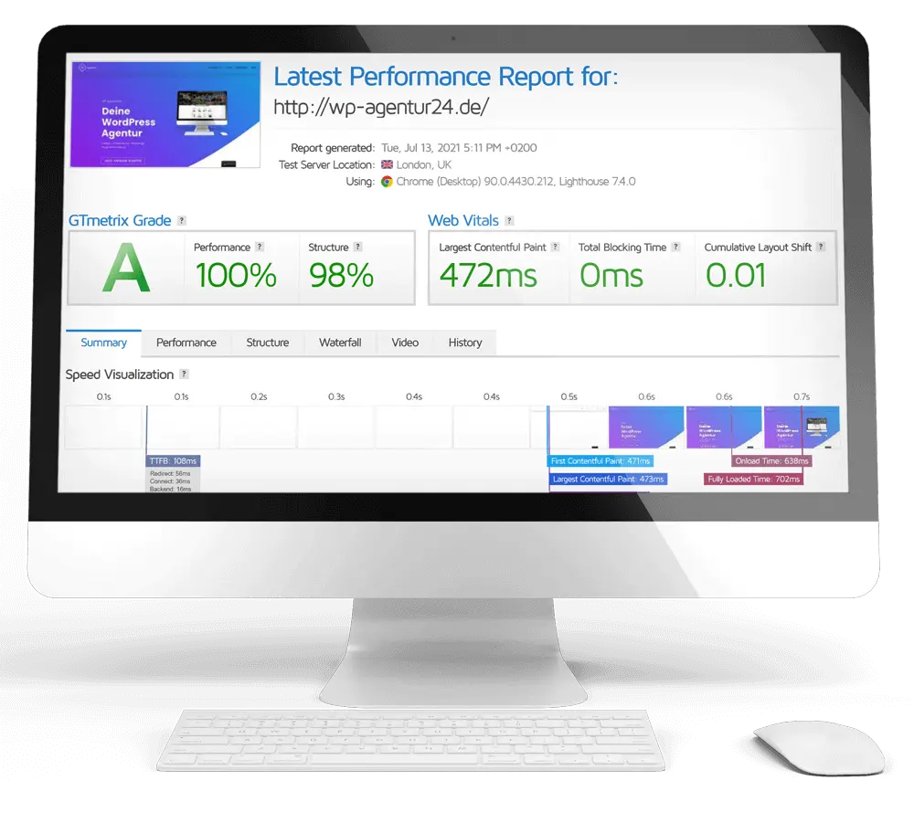 desktop wordpress performance