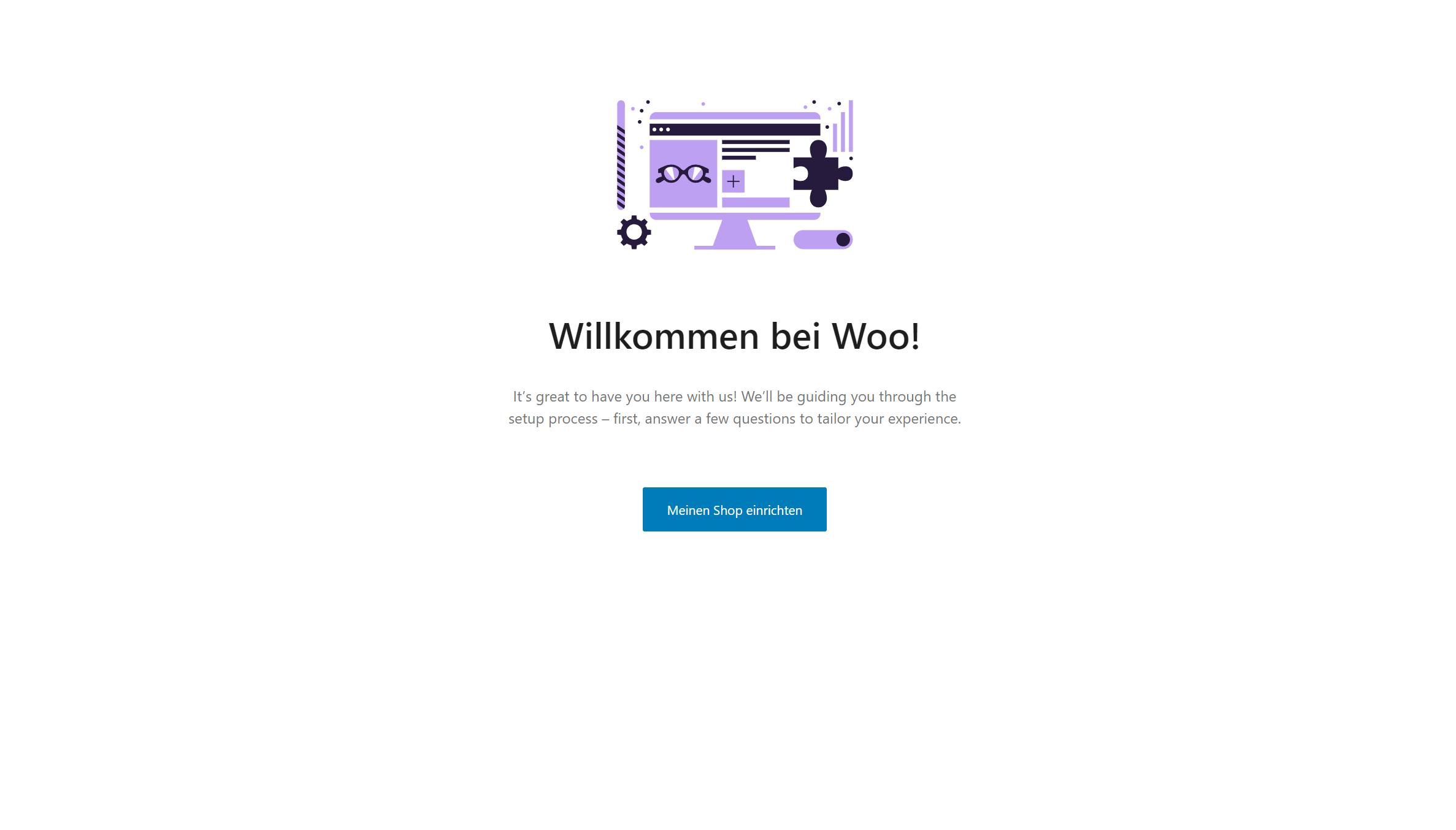 woocommerce erstinstallation
