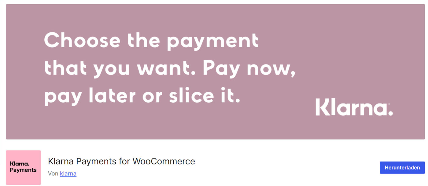 Die 15 besten Plugins für WooCommerce 14 woocommerce klarna