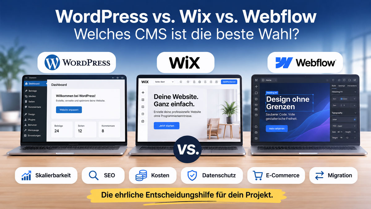 wordpress vs wix vs webflow