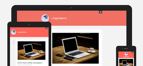 Lingonberry Free WordPress Theme