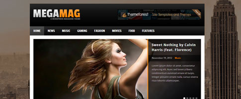 MegaMag WordPress Gaming Theme