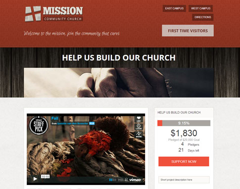 Missions WordPress Crowdfunding Theme