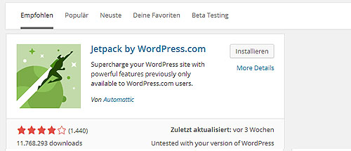 Wordpress 4 Neue Plugin-Verwaltung